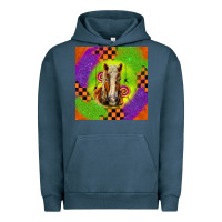 Pigment Midnight Navy Halloween Belgian Horse Urban Hoodie - LillyAllenDesigns