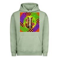 Pigment Oil Green Halloween Belgian Horse Urban Hoodie - LillyAllenDesigns