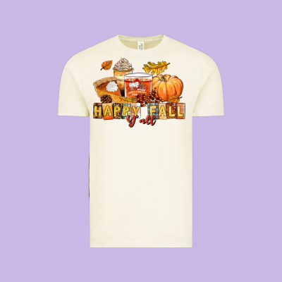 Happy Fall Y'all Vintage Tee Designed By Lillyallendesigns