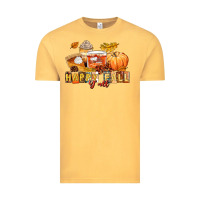 Vintage Mustard happy fall y'all Vintage Tee - LillyAllenDesigns