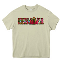 Mossy hermana floral aztec leopard Heavy Core Tee - Jasminsmagicworld