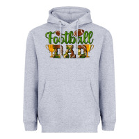Heather Grey Football Dad Heavyweight Hoodie - BundleAndBundleShop