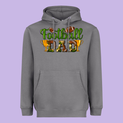 Football Dad Heavyweight Hoodie Designed By Bundleandbundleshop