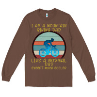 Chestnut I Am A Mountain Biking Dad Long Sleeve Tee - Bettercallsaul