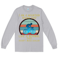 Moon Dust I Am A Mountain Biking Dad Long Sleeve Tee - Bettercallsaul