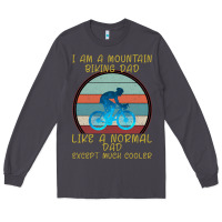 Smoke I Am A Mountain Biking Dad Long Sleeve Tee - Bettercallsaul