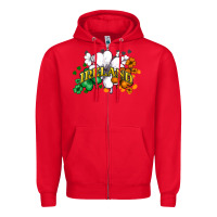 Red St. Patrick's Ireland flag Zipper Hoodie - HowdyJamesFarm