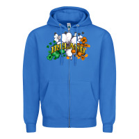 True Royal St. Patrick's Ireland flag Zipper Hoodie - HowdyJamesFarm