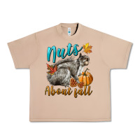 Burro Nuts About Fall Squirrel Urban Heavy Tee - LillyAllenDesigns