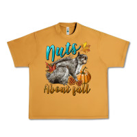 Peanut Butter Nuts About Fall Squirrel Urban Heavy Tee - LillyAllenDesigns