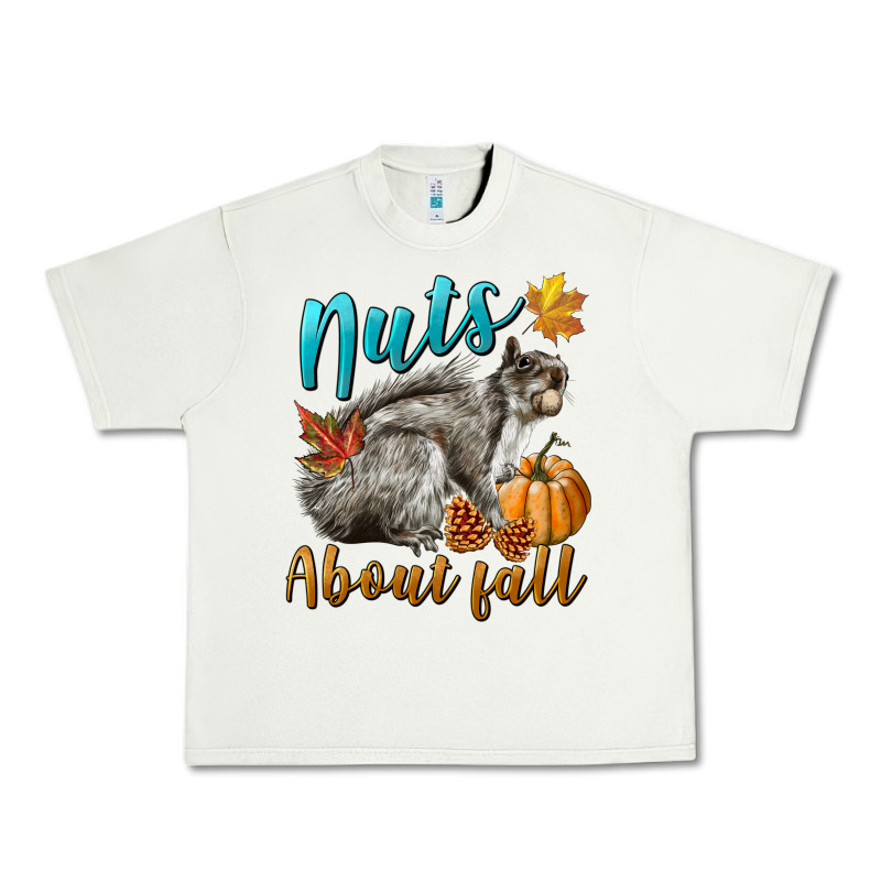 Nuts About Fall Squirrel Urban Heavy Tee by LillyAllenDesigns | Teevron