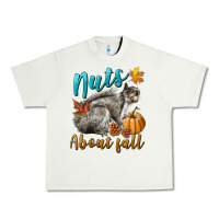 Pistachio Nuts About Fall Squirrel Urban Heavy Tee - LillyAllenDesigns
