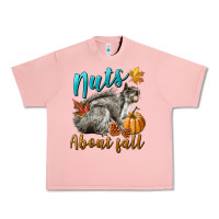 Salmon Nuts About Fall Squirrel Urban Heavy Tee - LillyAllenDesigns