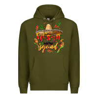 Army Green Fiesta squad Premium Hoodie - FaDigitalArtStudio