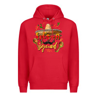 Red Fiesta squad Premium Hoodie - FaDigitalArtStudio