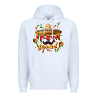 White Fiesta squad Premium Hoodie - FaDigitalArtStudio