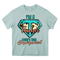 Arona i'm a teacher what's your superpower cowhide Heavy Core Tee - Jasminsmagicworld