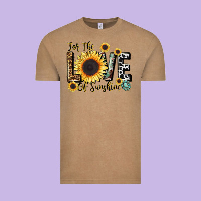 For The Love Of Sunshine Vintage Tee Designed By Lillyallendesigns