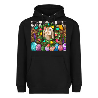 Black Easter Bunny Tumbler Heavyweight Hoodie - BundleAndBundleShop