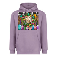 Lavender Easter Bunny Tumbler Heavyweight Hoodie - BundleAndBundleShop