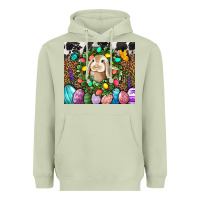 Matcha Easter Bunny Tumbler Heavyweight Hoodie - BundleAndBundleShop