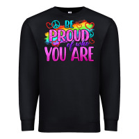 Black Be Proud Of Who You Are Premium Sweatshirt - BundleAndBundleShop