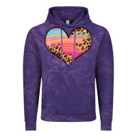 Cloud Purple valentine s day colorful heart Vintage Hoodie - LillyAllenDesigns
