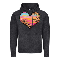 Vintage Black valentine s day colorful heart Vintage Hoodie - LillyAllenDesigns