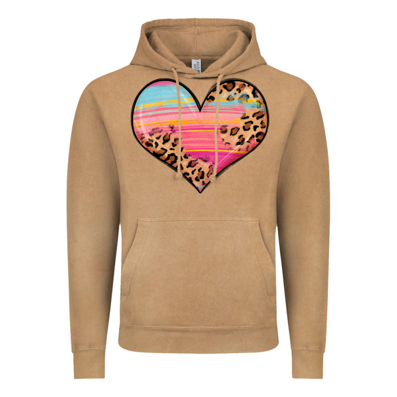 Valentine S Day Colorful Heart Vintage Hoodie by LillyAllenDesigns | Teevron