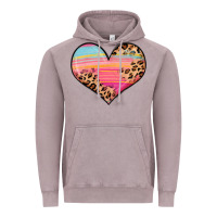 Vintage Zinc valentine s day colorful heart Vintage Hoodie - LillyAllenDesigns