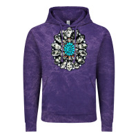 Cloud Purple cowhide aztec gemstone Vintage Hoodie - RanaPortraitStore