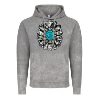 Cloud Rock cowhide aztec gemstone Vintage Hoodie - RanaPortraitStore