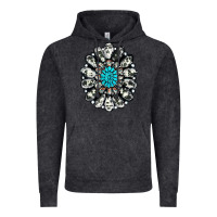 Vintage Black cowhide aztec gemstone Vintage Hoodie - RanaPortraitStore