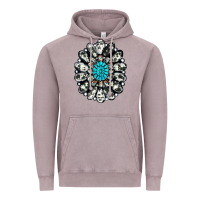 Vintage Zinc cowhide aztec gemstone Vintage Hoodie - RanaPortraitStore