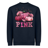 Navy in october we wear pink pumpkin Heavyweight Sweatshirt - texasbilliewilder
