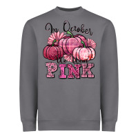 Storm in october we wear pink pumpkin Heavyweight Sweatshirt - texasbilliewilder