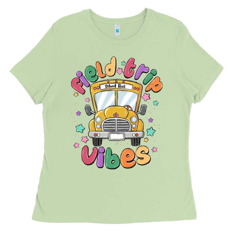 Field Trip Vibes Ladies Tee by MaliasSmallBusiness | Teevron