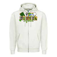 Oatmeal Heather Dental squad Zipper Hoodie - CowGirlArtShop