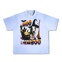 Grape Ice Moo I Mean Boo Holstein Cow Urban Heavy Tee - LillyAllenDesigns