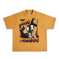 Peanut Butter Moo I Mean Boo Holstein Cow Urban Heavy Tee - LillyAllenDesigns