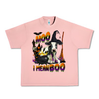 Salmon Moo I Mean Boo Holstein Cow Urban Heavy Tee - LillyAllenDesigns