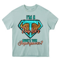 Arona i'm a teacher what's your superpower leopard Heavy Core Tee - Jasminsmagicworld