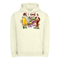 Pigment Pistachio all i need is beer king cake crawfish Urban Hoodie - SublimationCraftShop