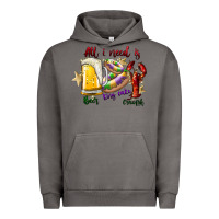 Pigment Tornado all i need is beer king cake crawfish Urban Hoodie - SublimationCraftShop