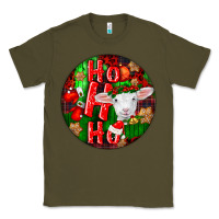 Army Green ho ho ho merino wool baby sheep Classic Tee - LillyAllenDesigns