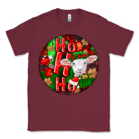 Burgundy ho ho ho merino wool baby sheep Classic Tee - LillyAllenDesigns