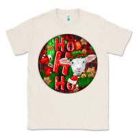 Natural ho ho ho merino wool baby sheep Classic Tee - LillyAllenDesigns