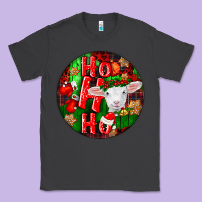 Ho Ho Ho Merino Wool Baby Sheep Classic Tee Designed By Lillyallendesigns