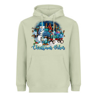 Matcha christmas vibes Heavyweight Hoodie - FaDigitalArtStudio