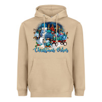 Mushroom christmas vibes Heavyweight Hoodie - FaDigitalArtStudio